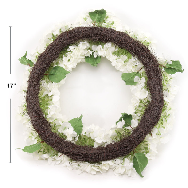 White 17 inch Wreath