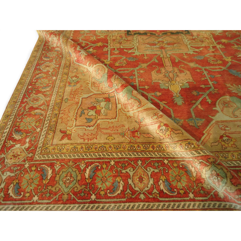 Antique Weave Serapi Wool Oriental Area Rug, Rectangle 15' x 20'