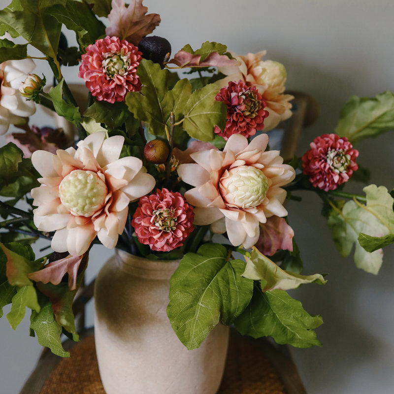 Waratah Protea Faux Floral, Pink, 31" H x 6" W