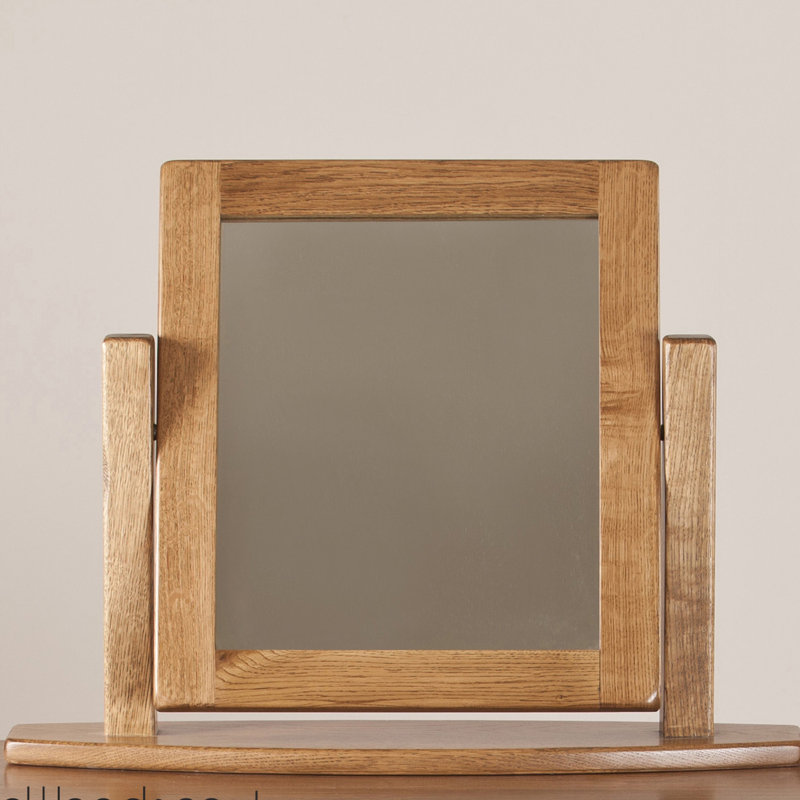 Wood Flat Floor Mirror