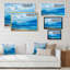 «Morning Sea Wave», reproduction sur toile flottante-1937455998-1937455945