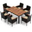 Kristain Rectangular 6 - Person 59'' L Outdoor Restaurant Dining Set