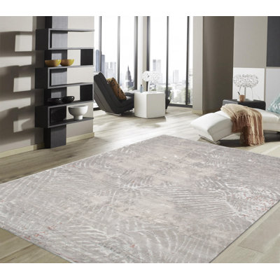 One-of-a-Kind 9' X 11'10" New Age Area Rug in Grey