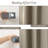 Linen Blended Slub Textured 100% Blackout Back Tab Sliding Patio Door Curtain Panel-1201056961-1201056963