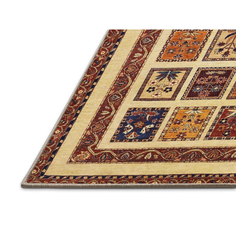 Tapis abstrait moderne 46 po, Rectangle 6 pi x 9 pi