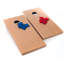 Ensemble de jeu de cornhole - Fauteuil à billes d'extérieur de taille réglementaire de 4 pi x 2 pi avec 8 sacs inclus - Jeux de cour pour adultes et enfants