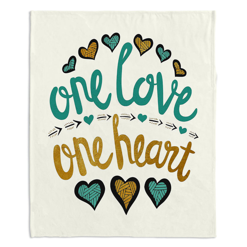  Jeté One Love One Heart, l 68 po x L 80 po