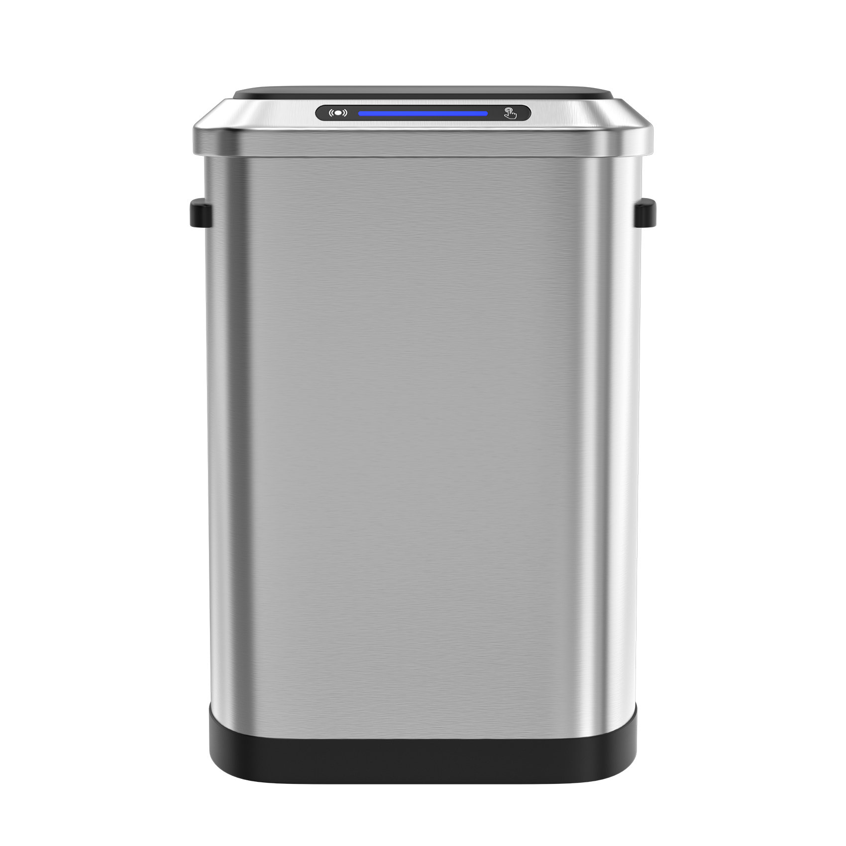 Bring Home Furniture 13 Gallons Stainless Steel Motion Sensor Trash Can Automatic Garbage