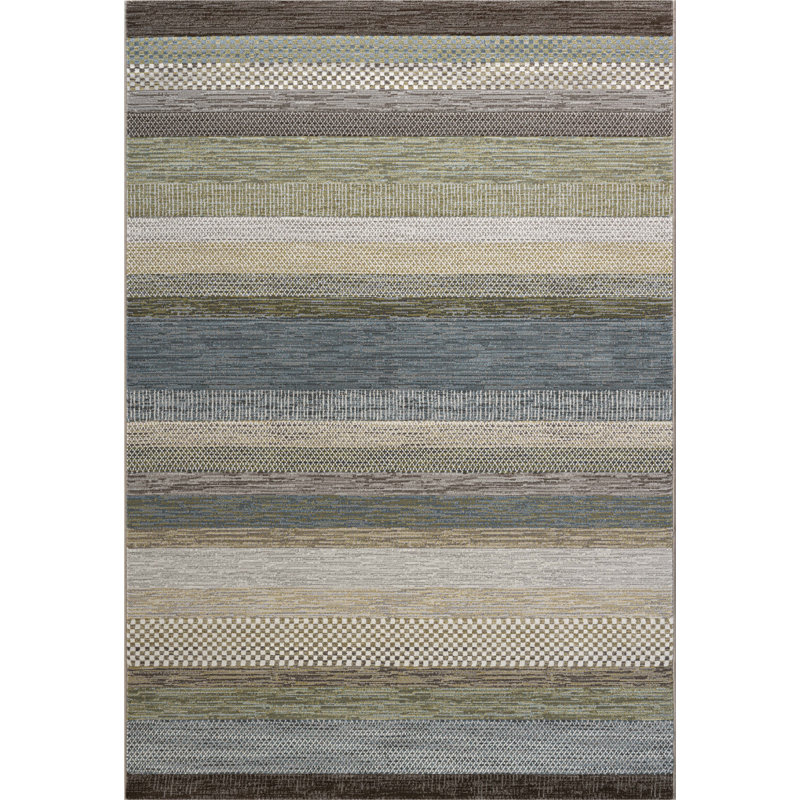 Tarrant Striped Area Rug, Rectangle 120 x 170cm