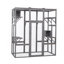 Très grande cage à chat - Gris