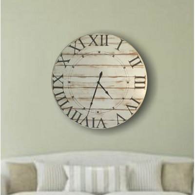 Horloge murale surdimensionnée campagne Witter