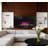Electric Wall-Mounted Fireplace (Black)