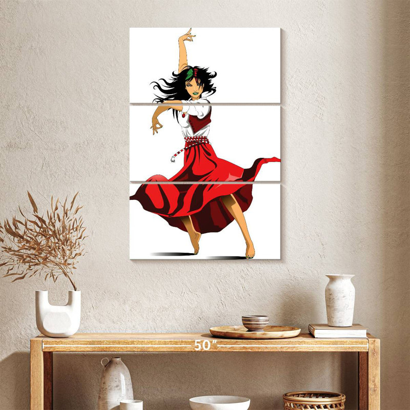 Flamenco Gitane, H 38 po x l 24 po