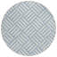 Tapis rond ivoire 8 po
