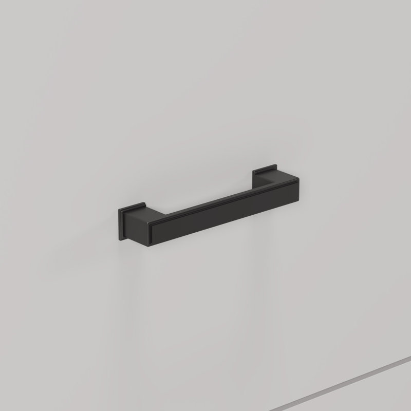 Vitrine blanche avec 2 tiroirs 2 tiroirs et 2 prises USB 2