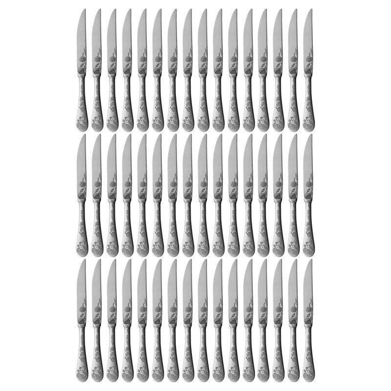 Venere Stainless Steel Steak Knife, Ice Gold