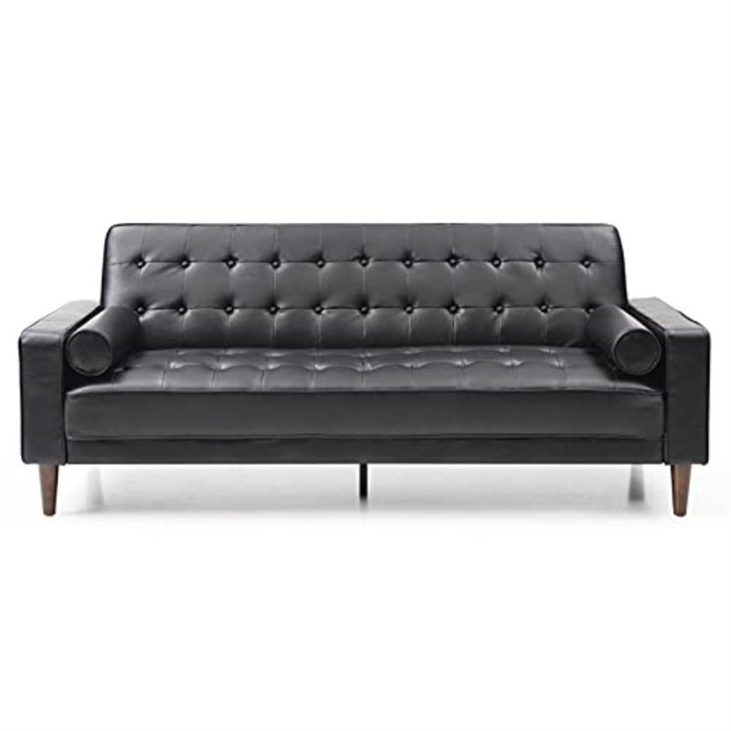 Ferrin Andrews G832A-L Loveseat Bed ( 2 Boxes ) , GRAY, Black 