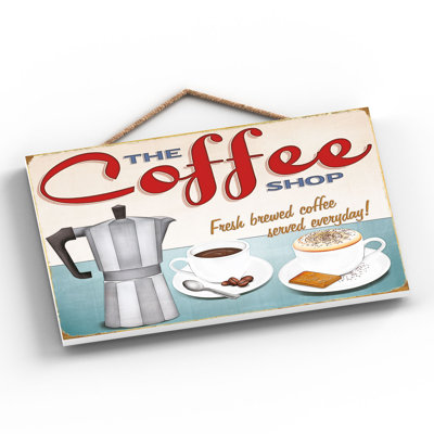 The Coffee Shop - Print on MDF