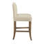Brickell Upholstered Stool with Solid Wood Frame