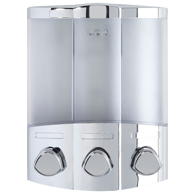 Distributeur de savon Euro Trio, Chrome