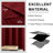 2 Thick Panels Room Darkening Blackout Curtains, Thermal Insulated Block Out Light Grommet Drapes-110070682-110070660