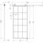 Metal and Glass Metro Barn Door-49257412