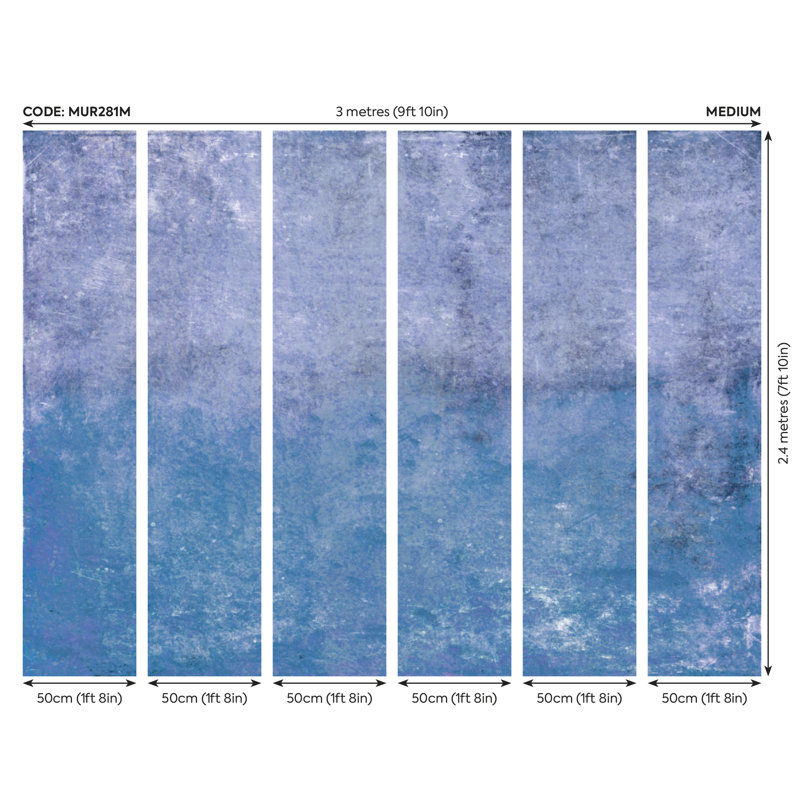 Beringer Matte Wall Mural, 240cm L x 300cm W