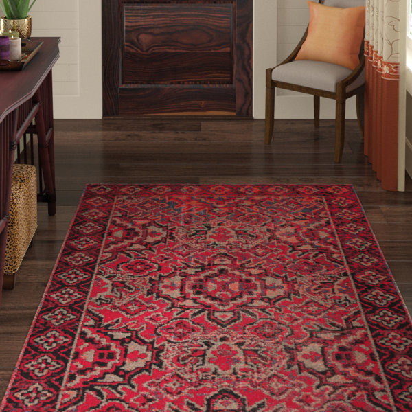 Lark Manor Tewksbury Red Indoor/Outdoor Rug & Reviews | Wayfair