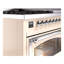 ILVE UN48FNMPEGG Nostalgie II Noblesse 48 inch Dual Fuel Range (8 Sealed Burners + Griddle, Triple Glass Door)-264993568-264993572-264993625