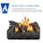 22'' W Ventless Natural Gas Fireplace Logs