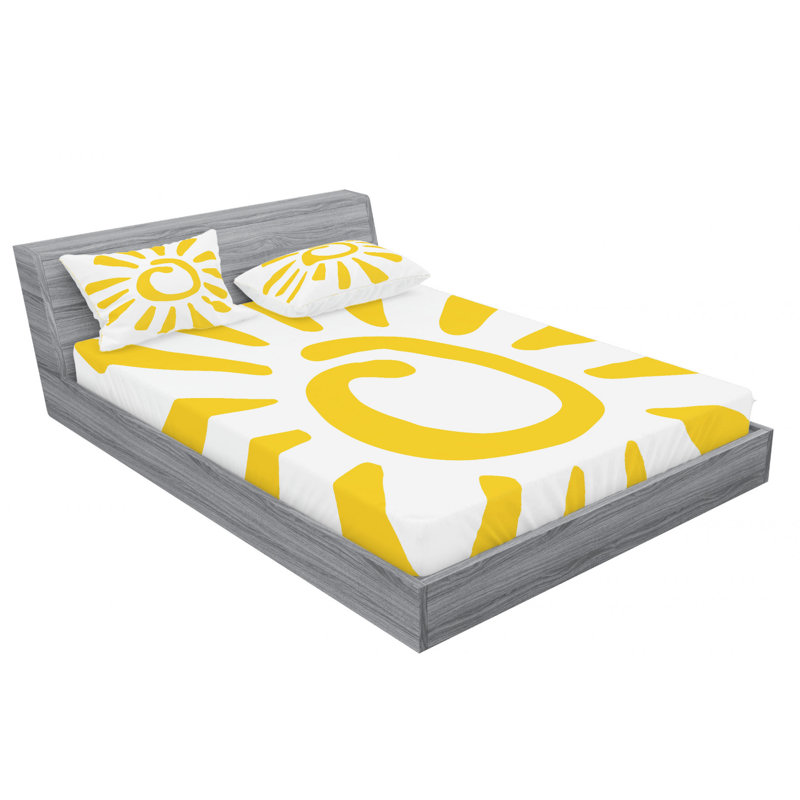 Microfiber Sheet Set, Queen Sheet Set + Fitted Sheet + 2 Pillowcases