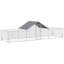 Grand poulailler en métal pour poulets, canards et lapins Pawhut