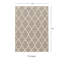 Tapis gris touffeté à la main Marisela-18582414