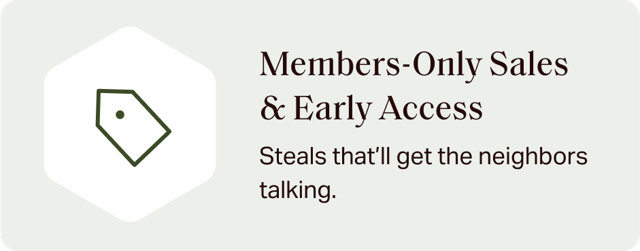 Member Exclusive sales