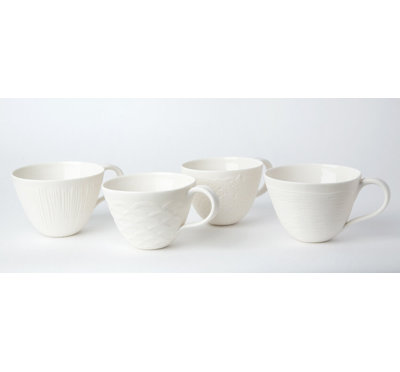 Porcelain Teacup and Saucer