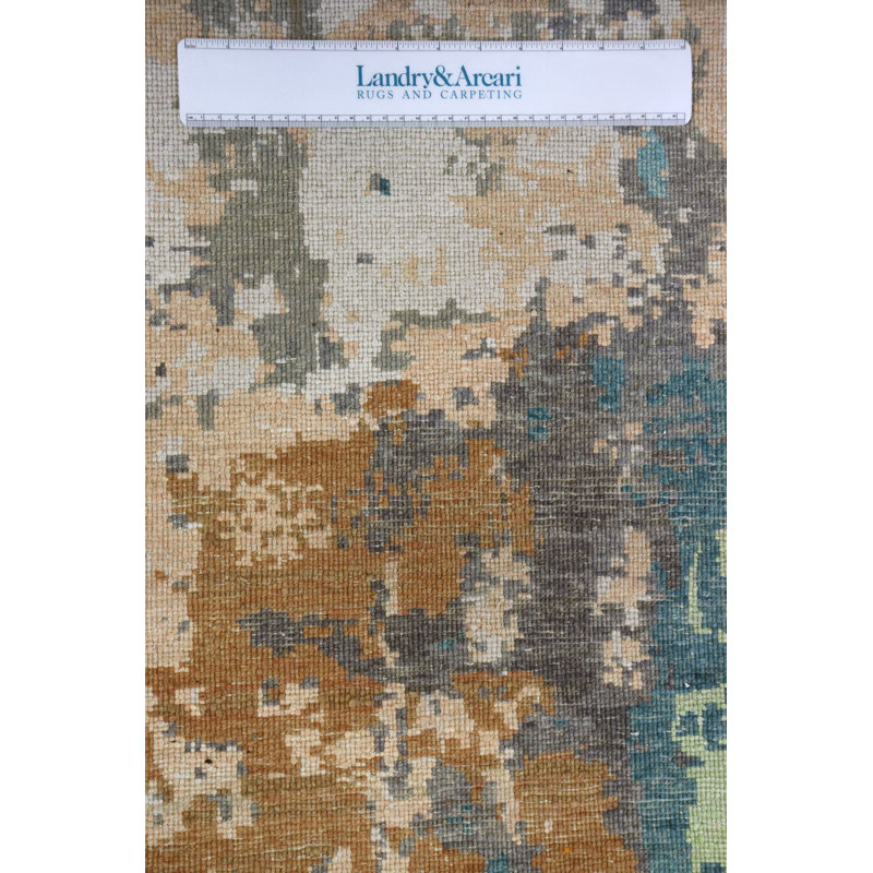 Patinated Look One-of-a-Kind 9'1" X 11'11" Area Rug