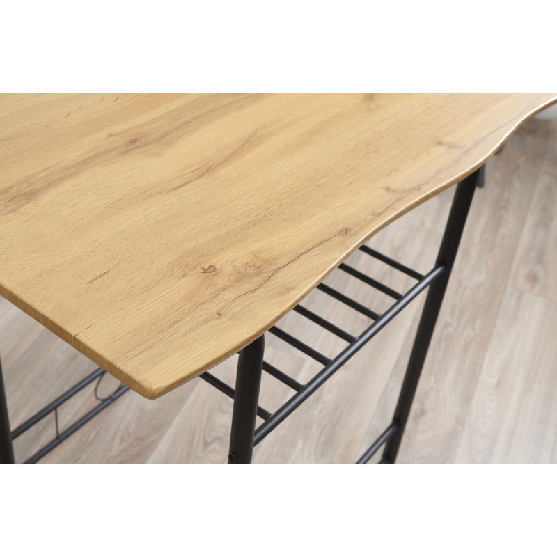 Greenhurst Frame Compact Dining Set, Black