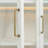 Tall Display Cabinet with Glass Doors and LED Lights-1516196293