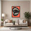 Pop Art & Retro "The Mouth" par Andreas Magnusson, reproduction d'art encadrée-1053268384