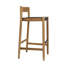 Copenhagen Teak Patio Bar Stool-132488762-132488763