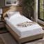 Protège-matelas 1 pièce chauffant - Double, blanc