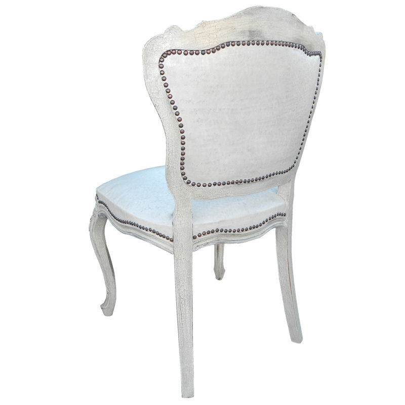 Chaise rembourrée Katherine, Blanc