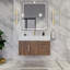 Ensemble de meuble-lavabo simple mural 35,5 po Glasgow-1882394643