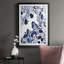 Indigo Song II, reproduction encadrée de qualité supérieure - prête à être accrochée-1975798064-1975798066