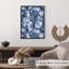 «Floral Blue Flower Elegance», reproduction d'art moderne sans cadre-996242904