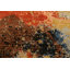 Tapis ivoire noué à la main de conception unique 6 pi x 8 pi 11 po New Age