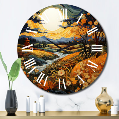 Horloge murale Daegon - Paysages
