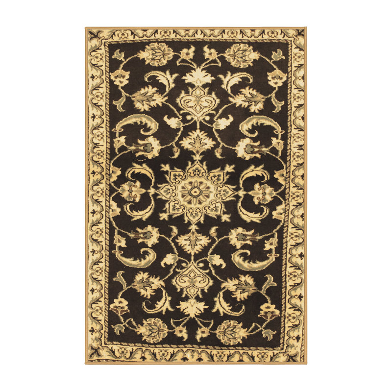 Tapis brun traditionnel Traditional 1181, Rectangle 2 pi x 3 pi