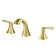 Pyramid Widespread 2-handle Bathroom Faucet with Drain Assembly