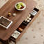 Table de bout double en noyer noir